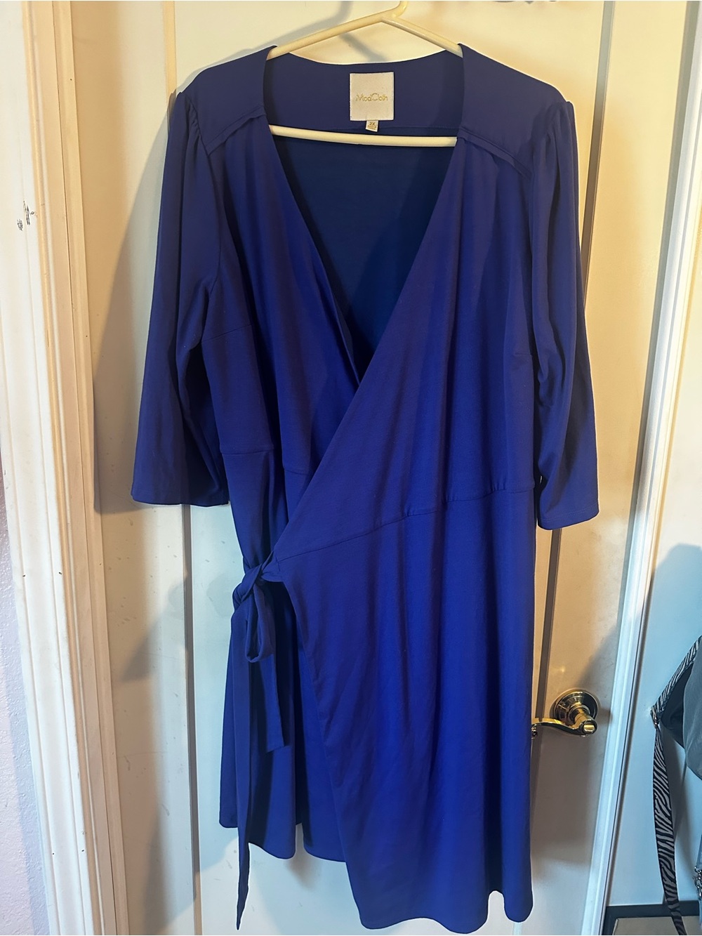 ModCloth Royal Blue Wrap Dress